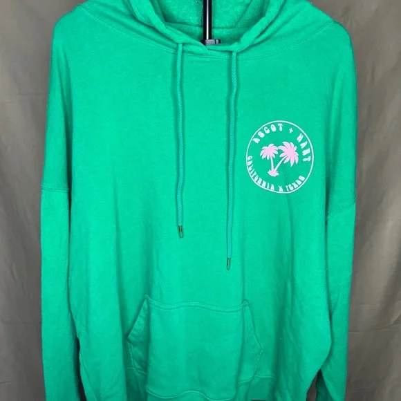 Ascot+Hart Green Hoodie Size 1X - Picture 1 of 3